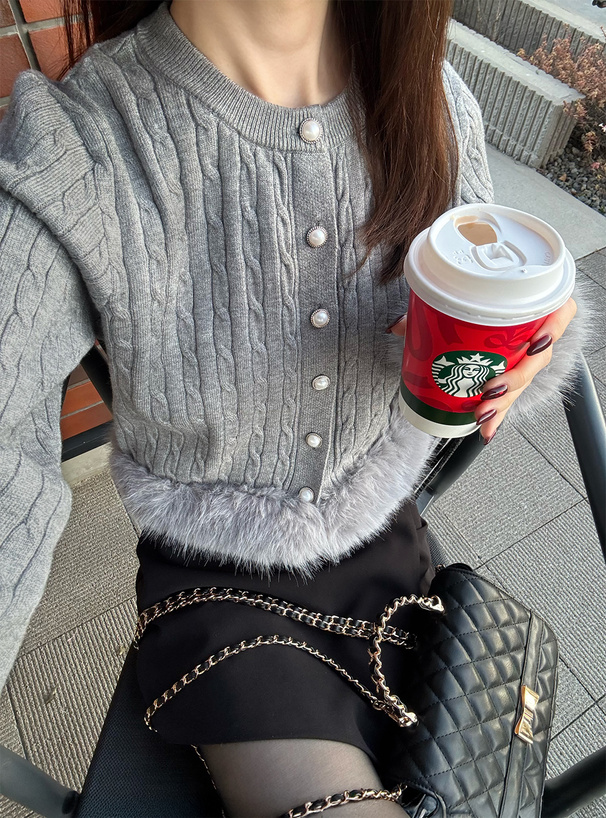 2Wayリボンキルティングフラップバッグ