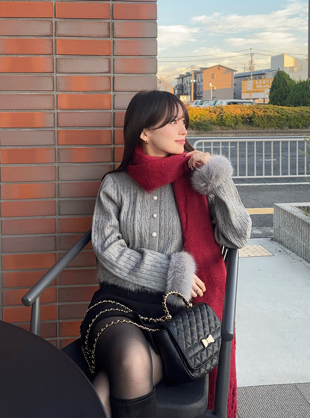 2Wayリボンキルティングフラップバッグ