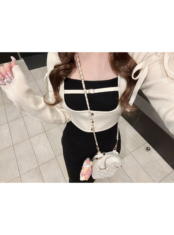 キルティングミニショルダーバッグ