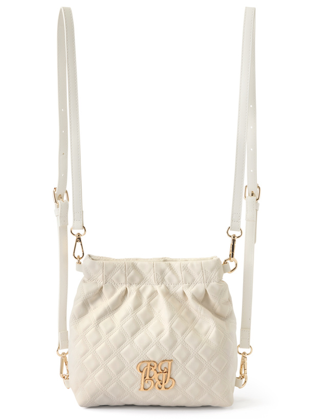 3Wayロゴプレートキルティングバッグ