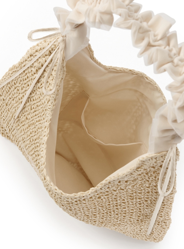 ペーパーチュールフリルトートバッグ