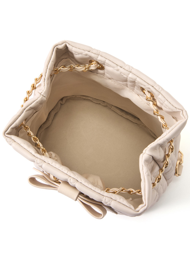 ぬい活キルティング巾着ミニリュック