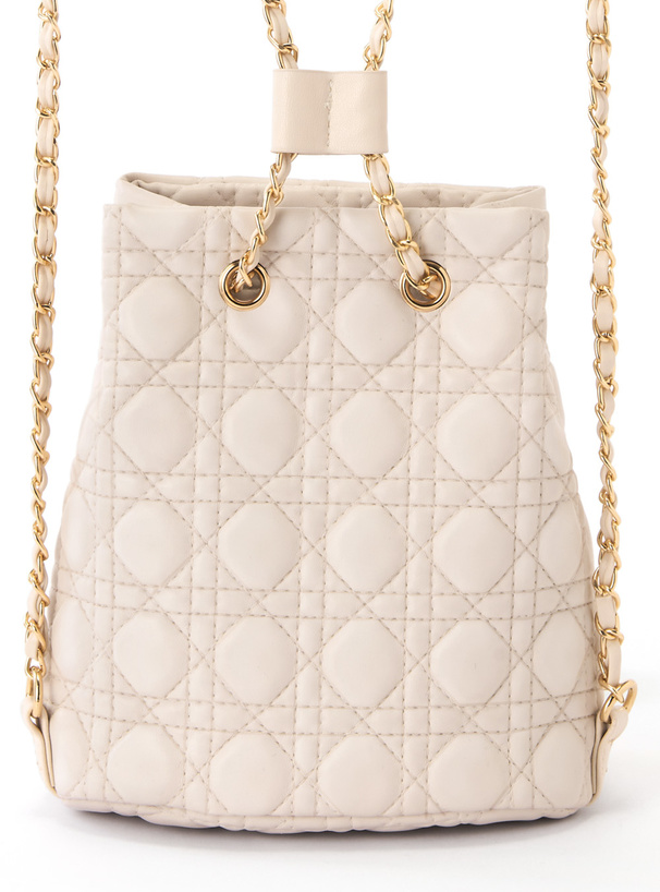 ぬい活キルティング巾着ミニリュック