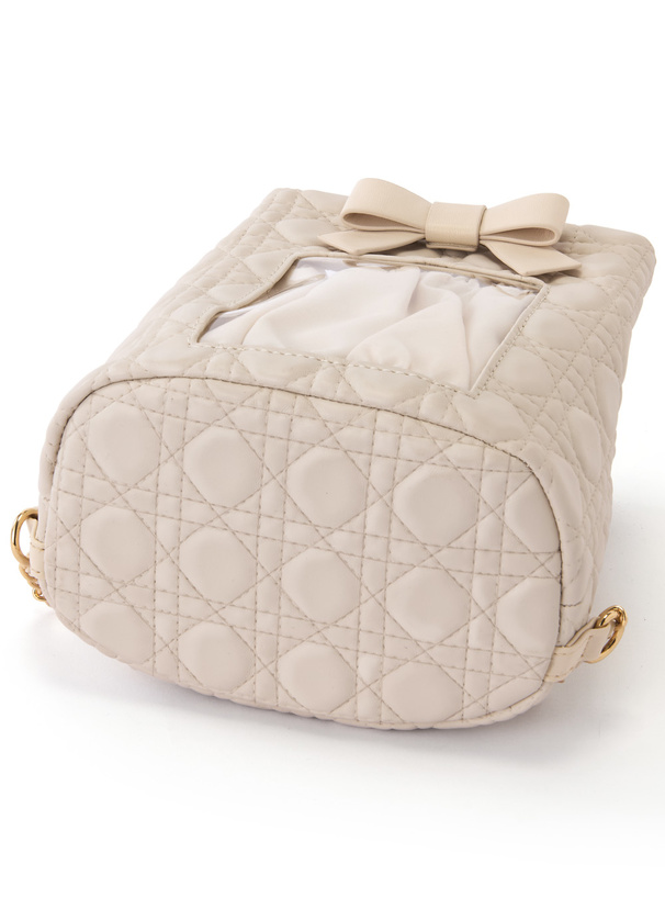 ぬい活キルティング巾着ミニリュック