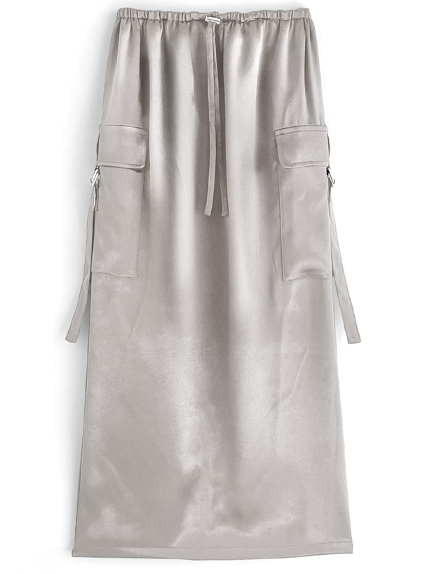 サテンカーゴスカート[dh1272] | レディースファッション通販の ...