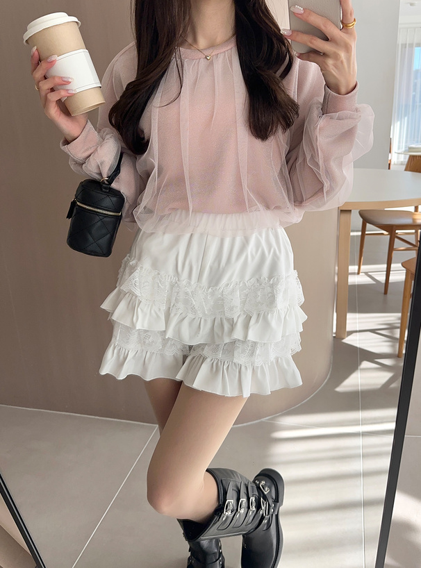 ラメチュールドッキングトップス