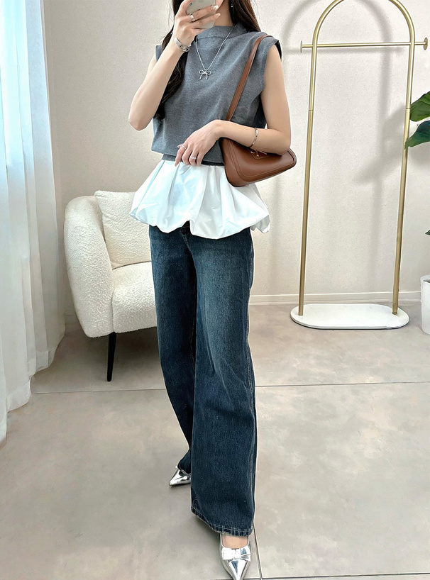 バルーンキャミソールトップス[dh1368] | レディースファッション通販