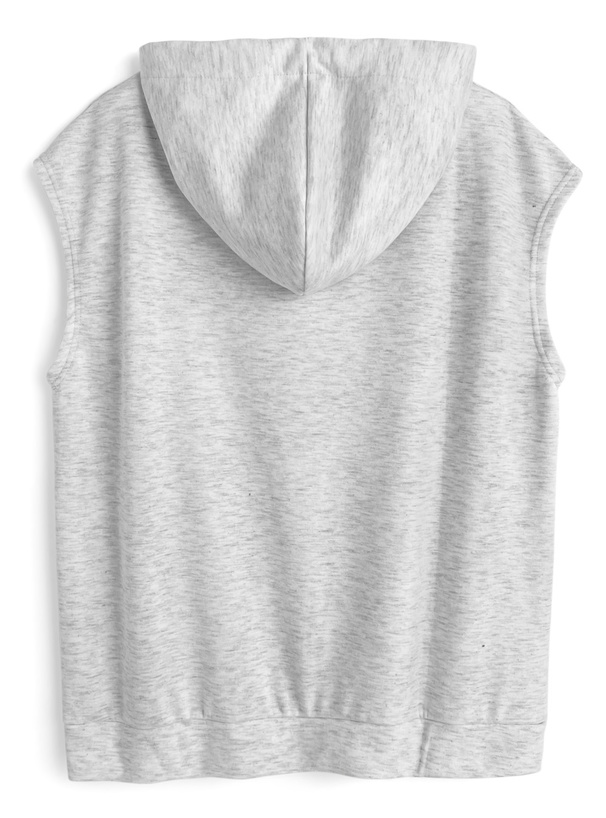 フリル紐フレンチスリーブパーカートップス