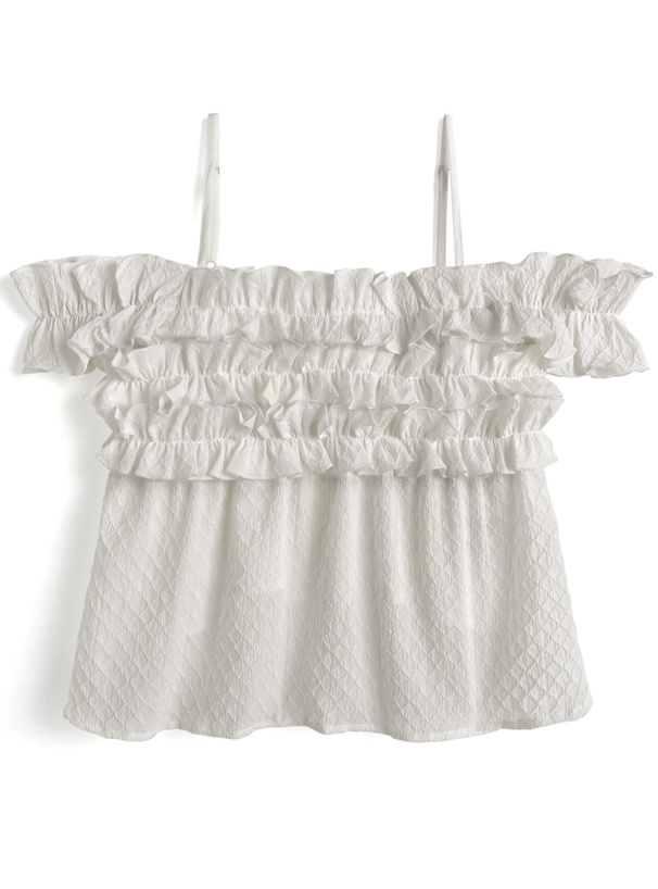 2Wayフリルショルダートップス