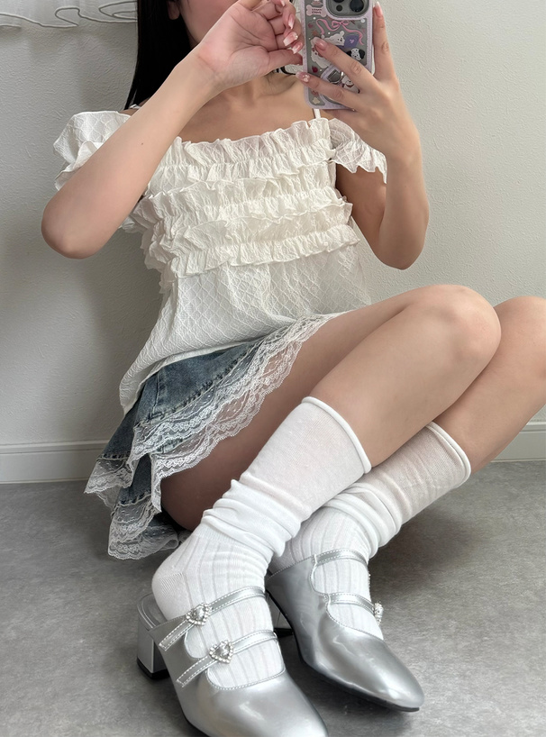 2Wayフリルショルダートップス