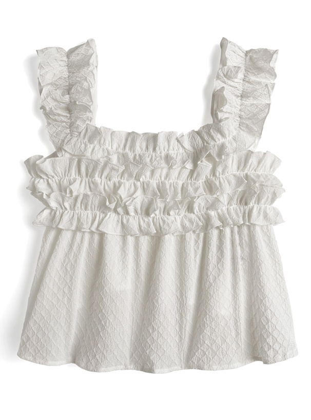 2Wayフリルショルダートップス