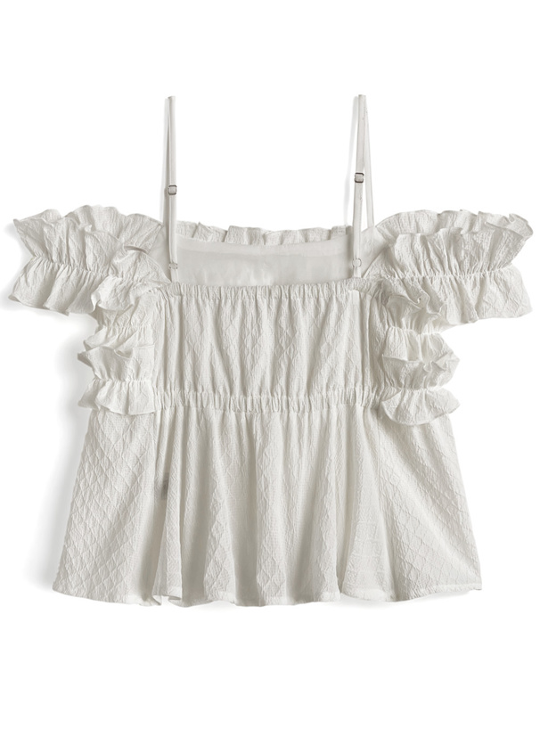 2Wayフリルショルダートップス