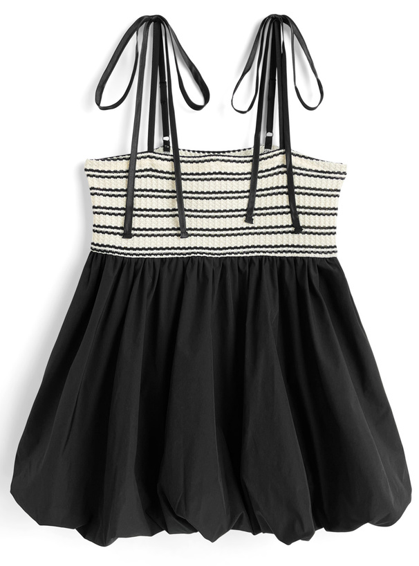 ボーダーバルーンキャミトップス