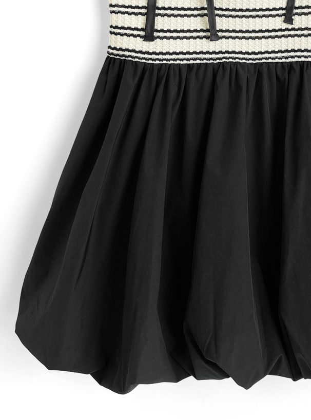 ボーダーバルーンキャミトップス