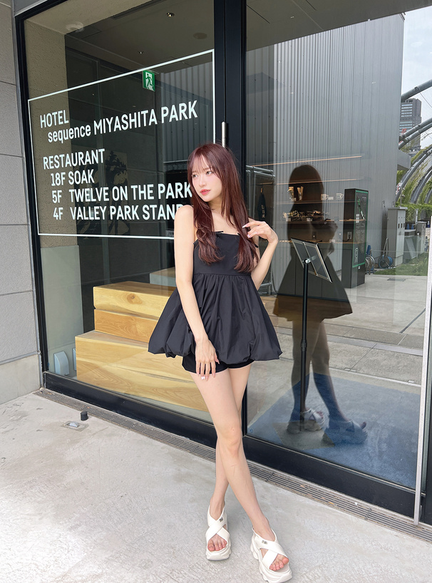 バルーンキャミチュニック