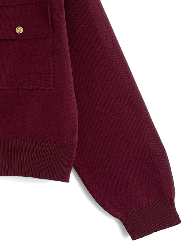 ゴールドボタンニットカーディガン