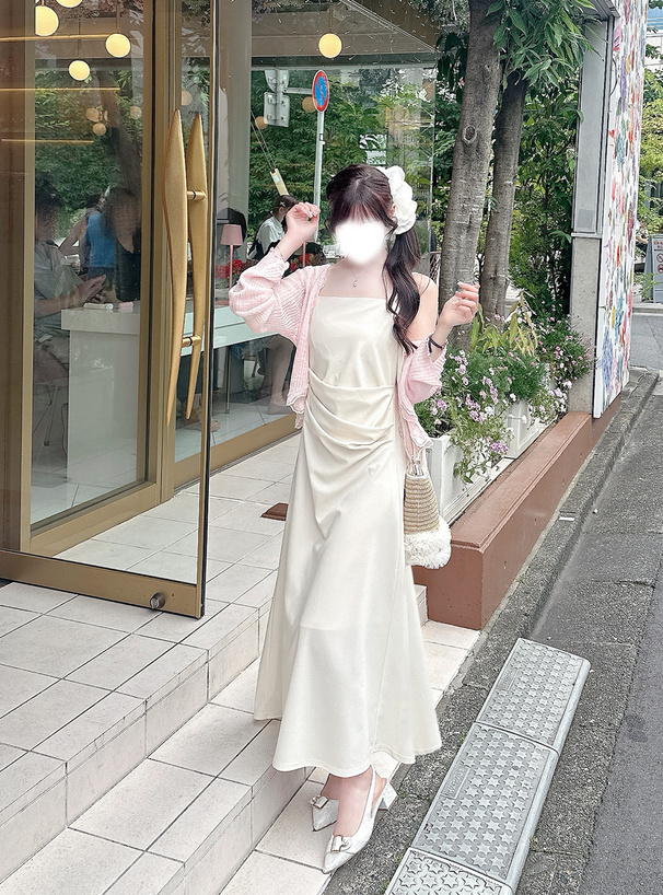 ドレープキャミソールワンピース