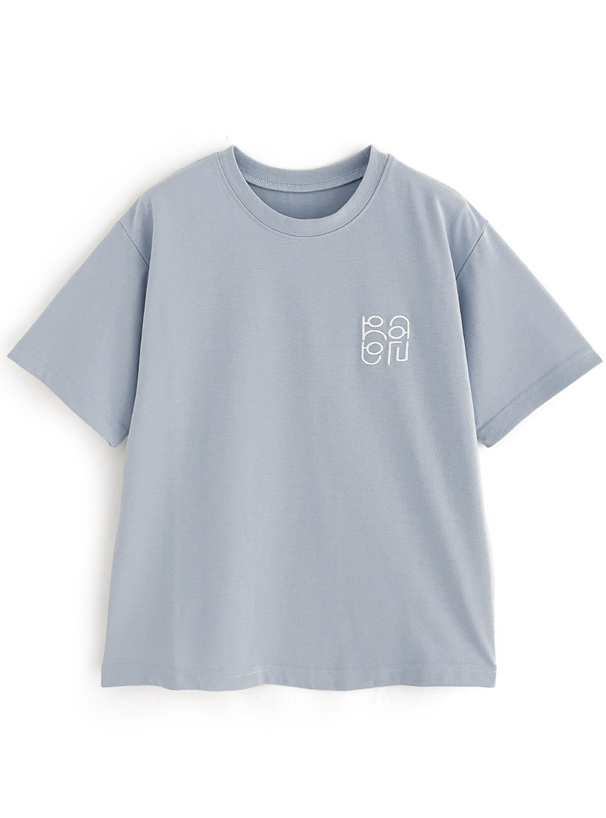 ロゴ刺繍Tシャツ[dk1018]
