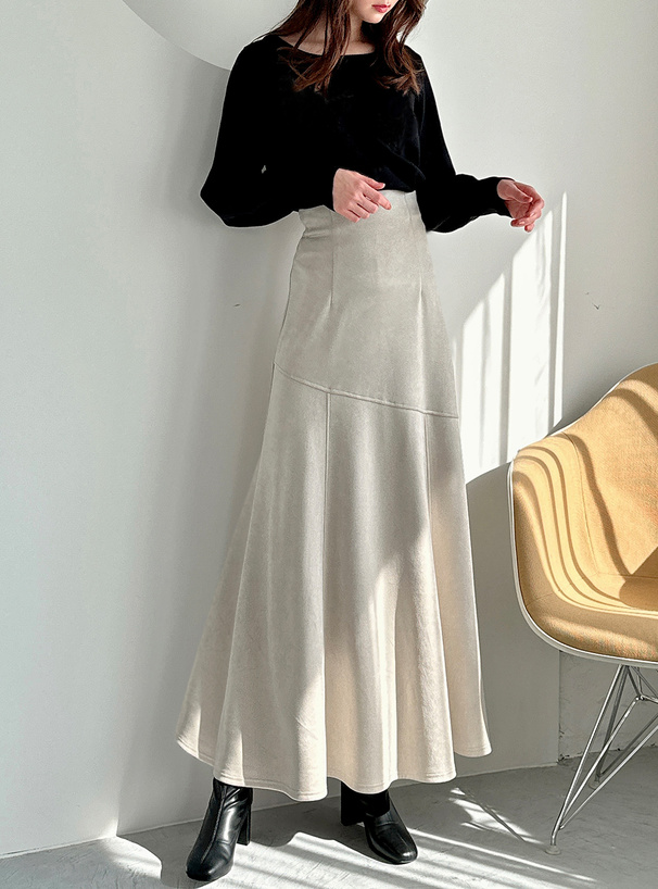 スエードポンチフレアスカート[dk1101] | レディースファッション通販 
