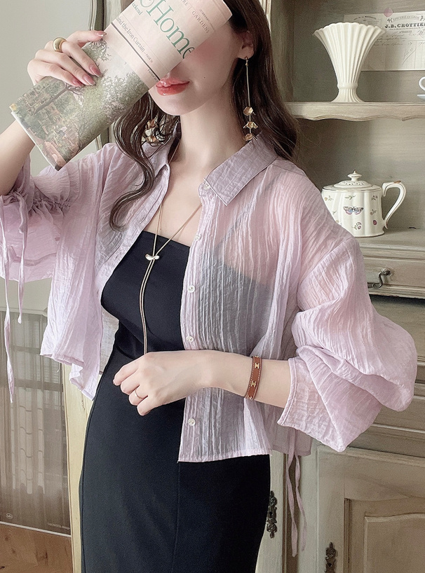 ワッシャーシアードロストスリーブシャツ