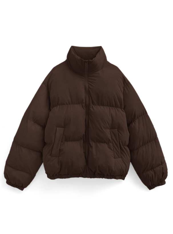 スタンドカラーショート丈ダウンジャケット[dk1342] | レディース