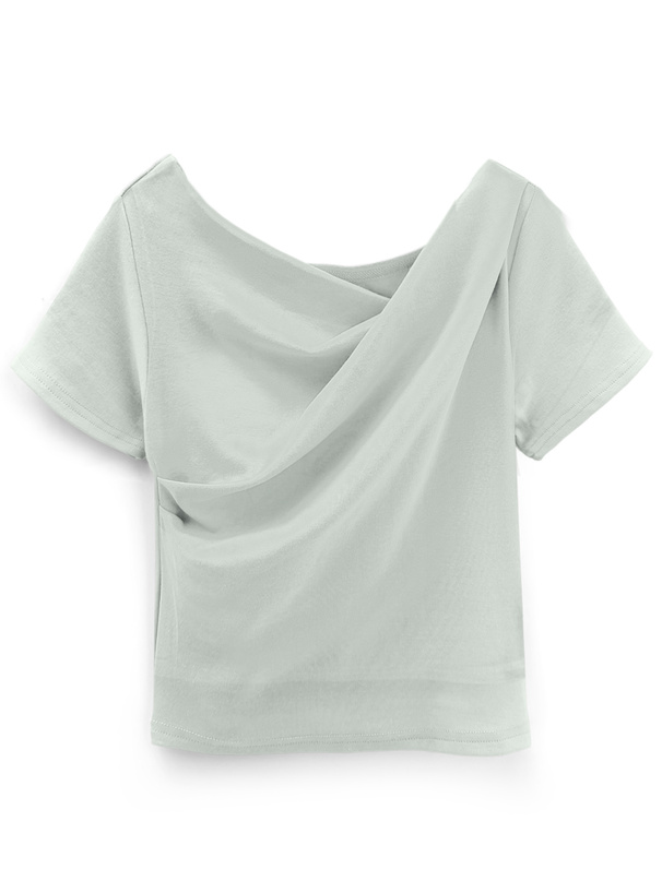 ドレープカシュクールトップス