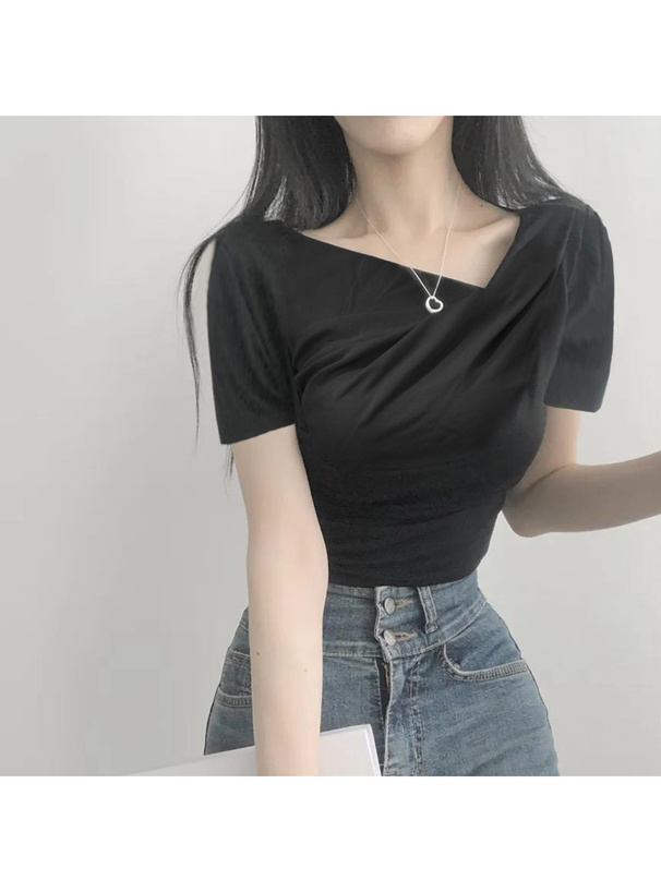 ドレープカシュクールトップス
