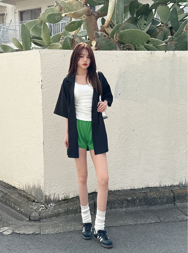 サイドラインショートトラックパンツ