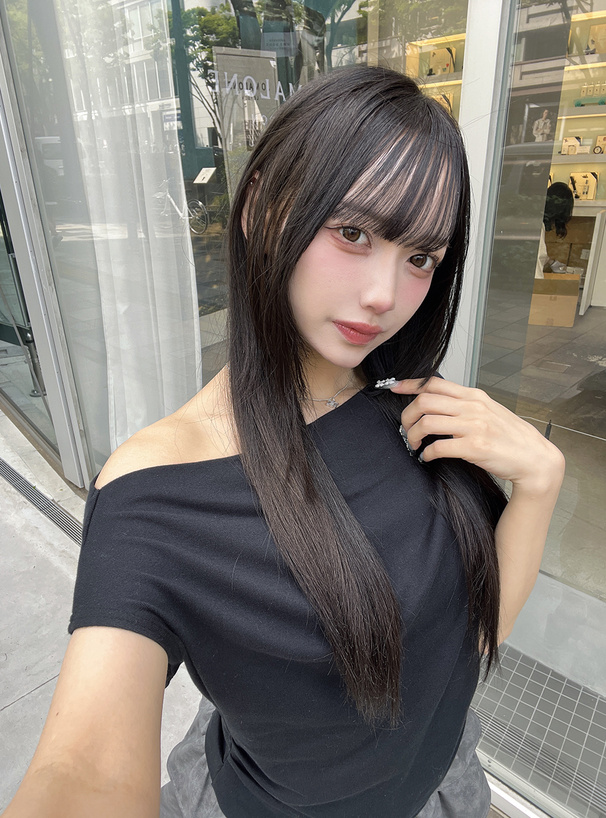 ドレープネックフレンチスリーブカットソー