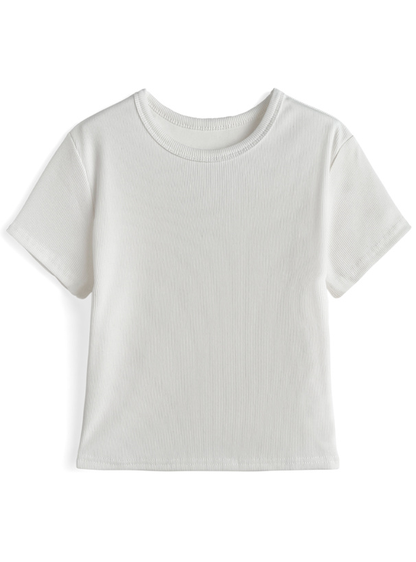 リブフィットTシャツ