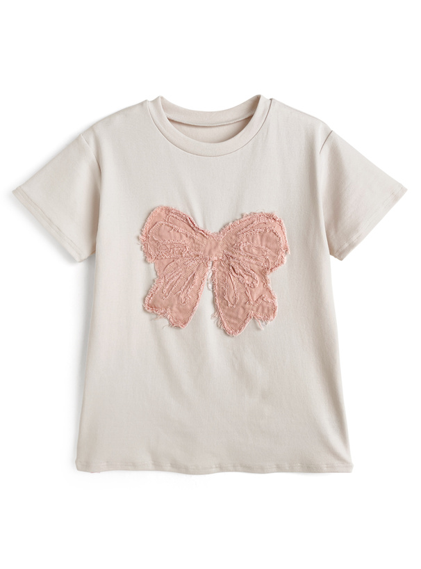 リボンモチーフTシャツ