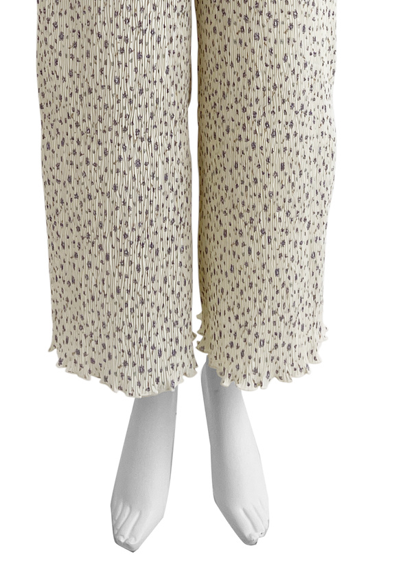 小花柄ワイドパンツ