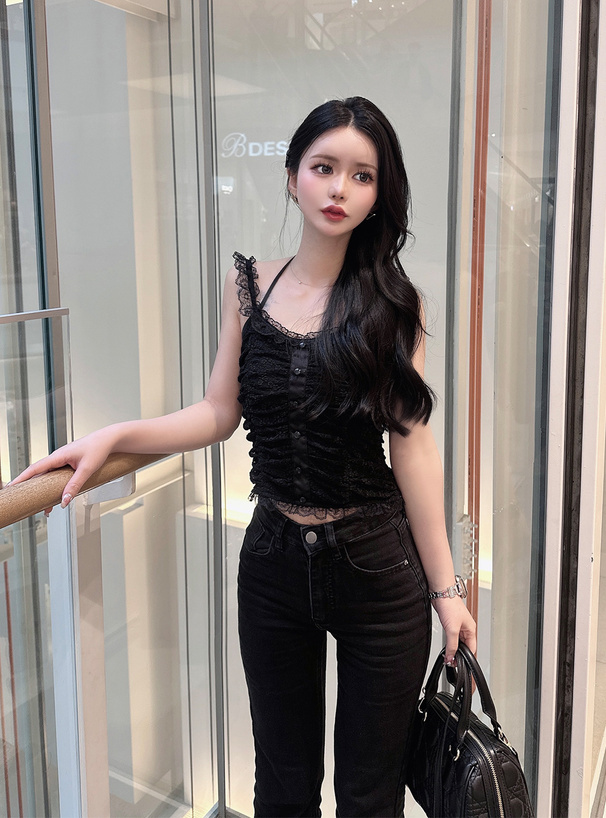 ショッピングゴー shoppinggo 夏服 総レースキャミソール カップ