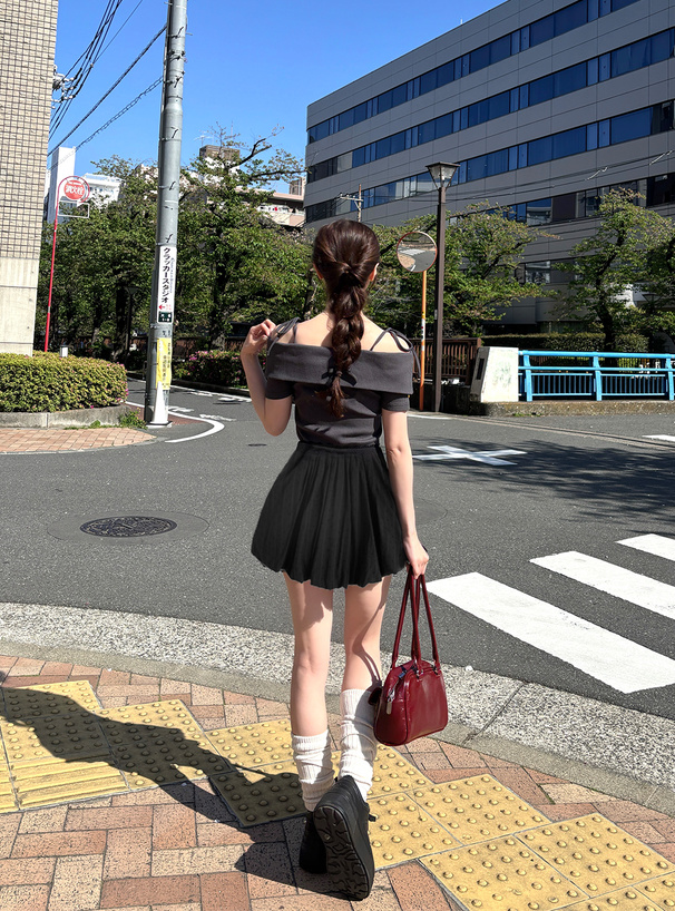 インパン裏地付ドビードットバルーンスカート[dk1483] | レディース