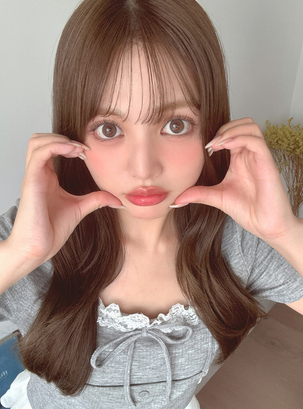 スクエアネックレースリボントップス