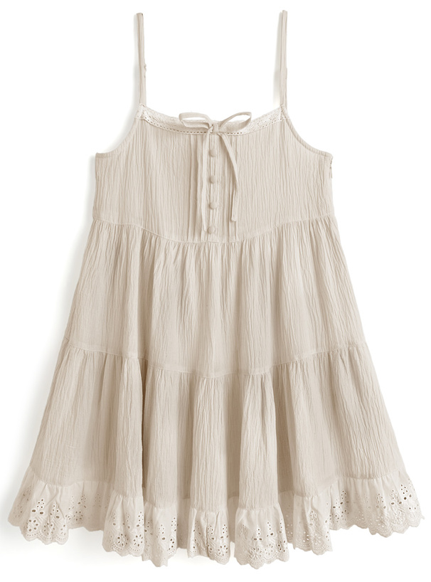 レースフリルキャミソールミニワンピース