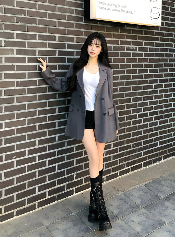 ダブルボタンテーラードジャケット