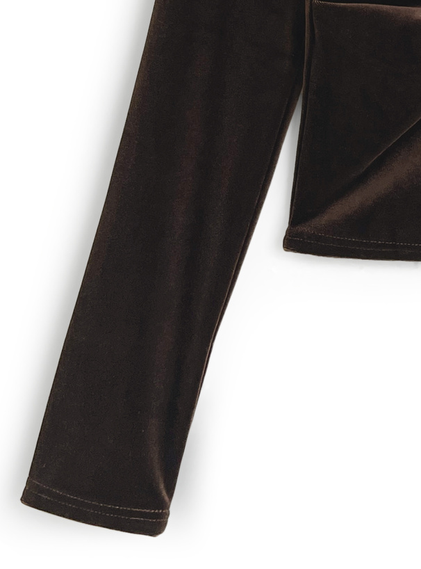 ベロアドレープトップス