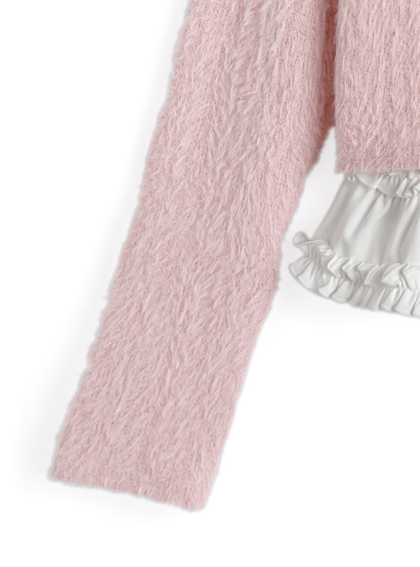 エポカ　アンサンブル　フリル　EPOCA　カーディガン　キャミソール　シルク混 エポカ アンサンブル フリル EPOCA カーディガン キャミソール