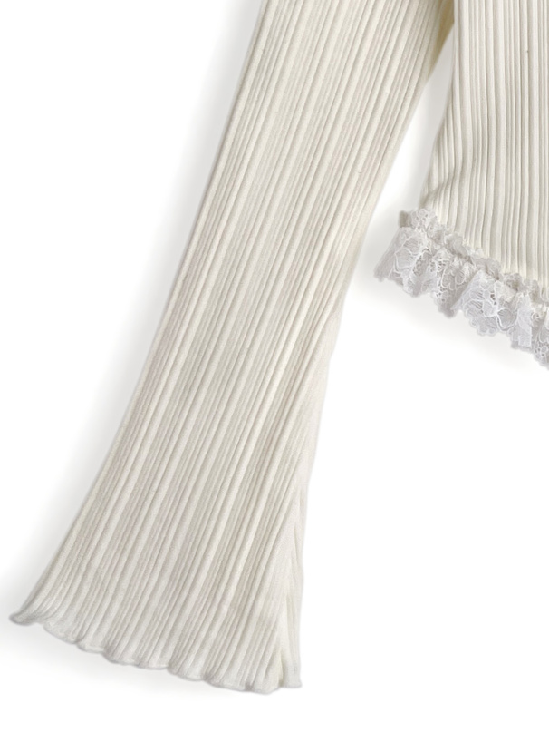 レースフリルトップス