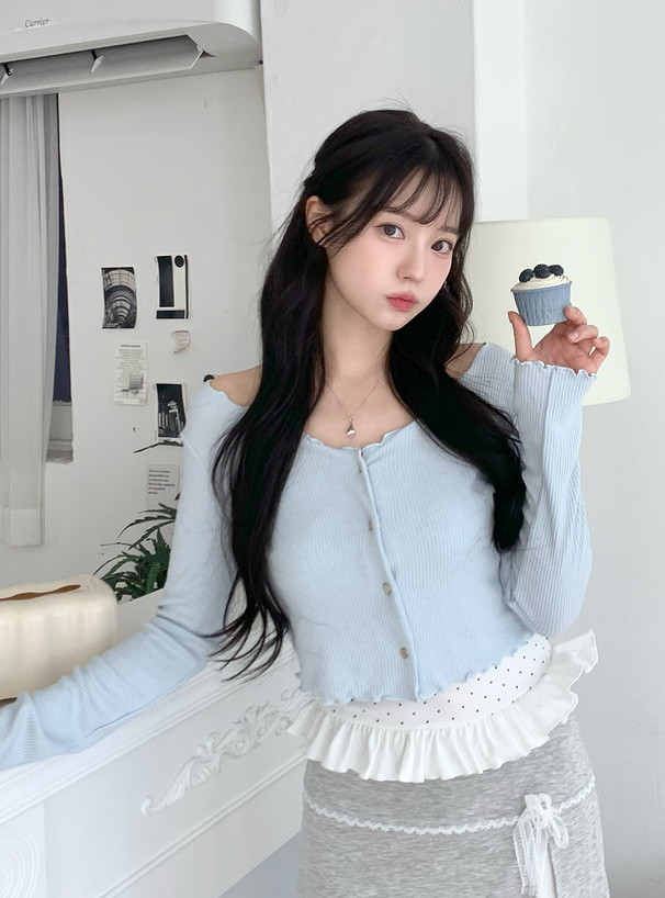 メロウリブカーディガン