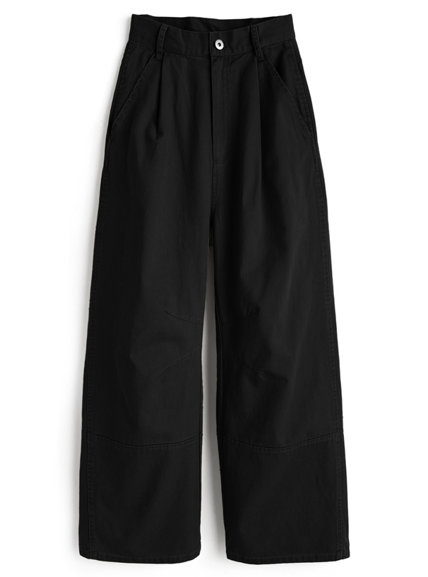 タックワイドパンツ