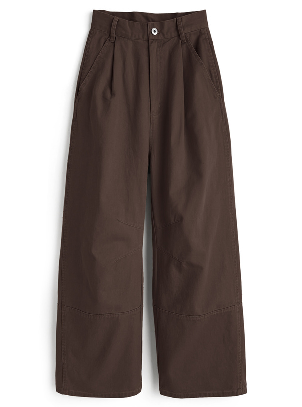 タックワイドパンツ