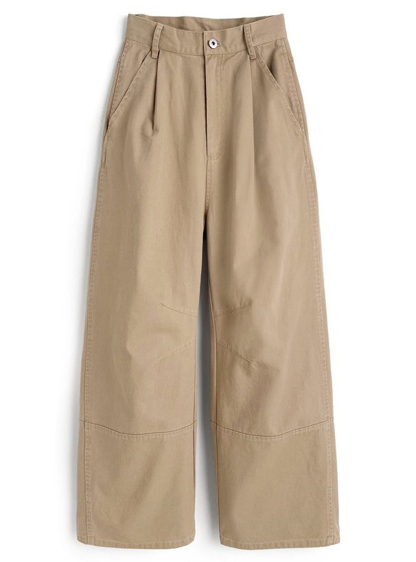 タックワイドパンツ