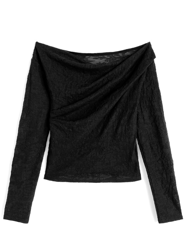 3Wayレースドレープトップス