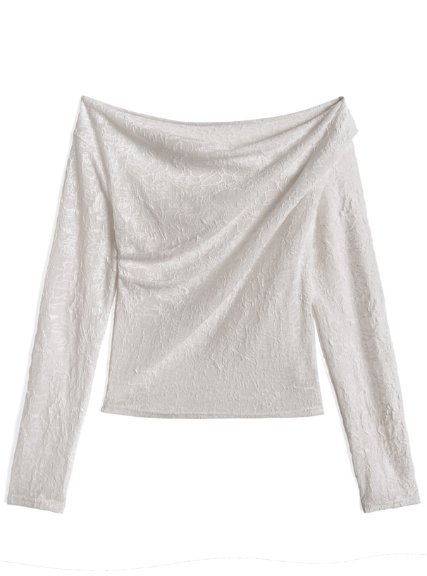 3Wayレースドレープトップス