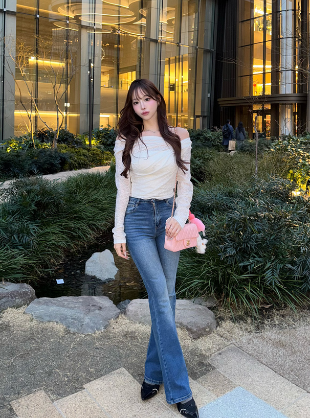 3Wayレースドレープトップス