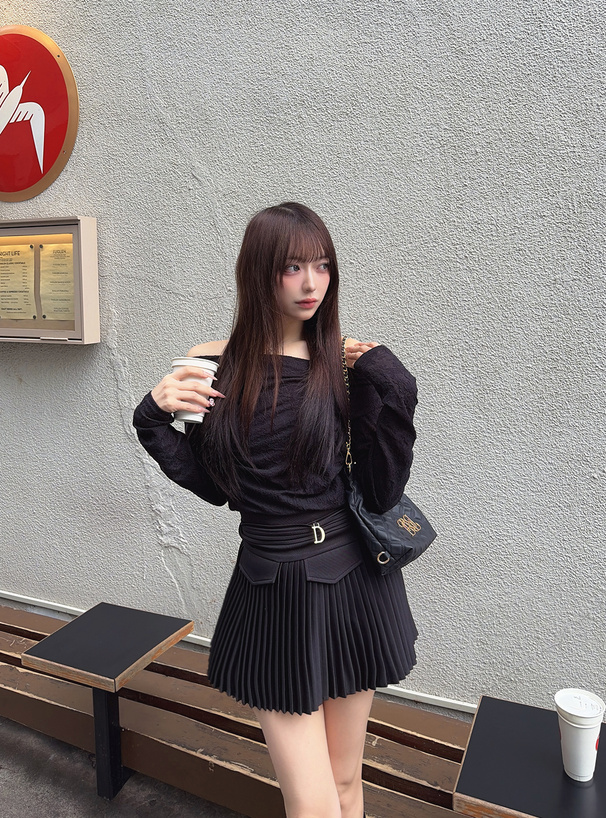 3Wayレースドレープトップス