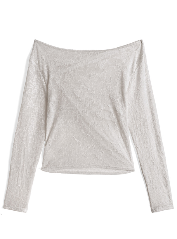 3Wayレースドレープトップス