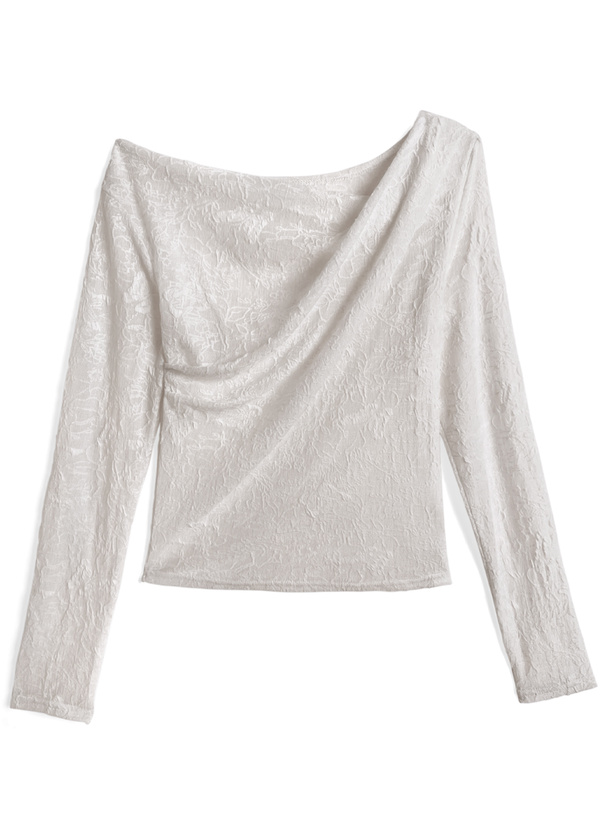 3Wayレースドレープトップス